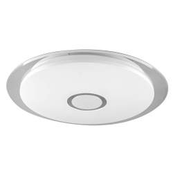 Plafón LED Tirana de 72W con 3 temperaturas y mando Blanco/Cromo - 1