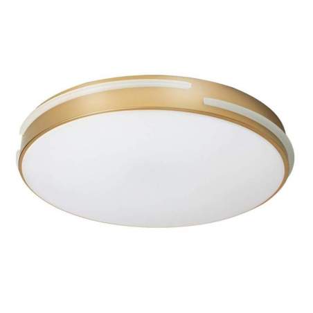 Plafón LED Riad de 96W con 3 temperaturas y mando Oro - 1