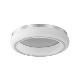 Plafón LED Paris de 48W con 3 temperaturas y mando Blanco/Plata - 1