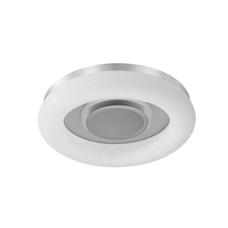 Plafón LED Paris de 48+16W con 3 temperaturas y mando Blanc/Plata - 1