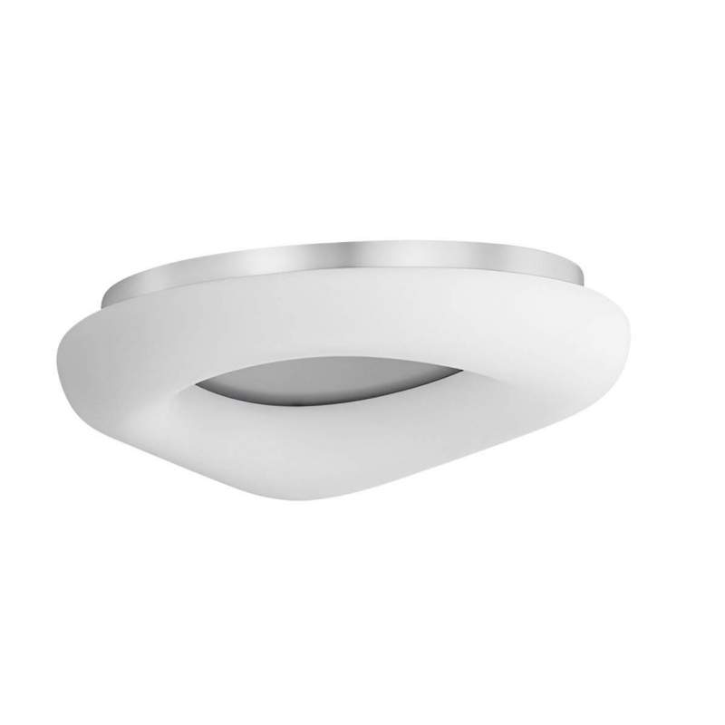 Plafón LED Paris de 60W con 3 temperaturas y mando Blanco/Plata - 1