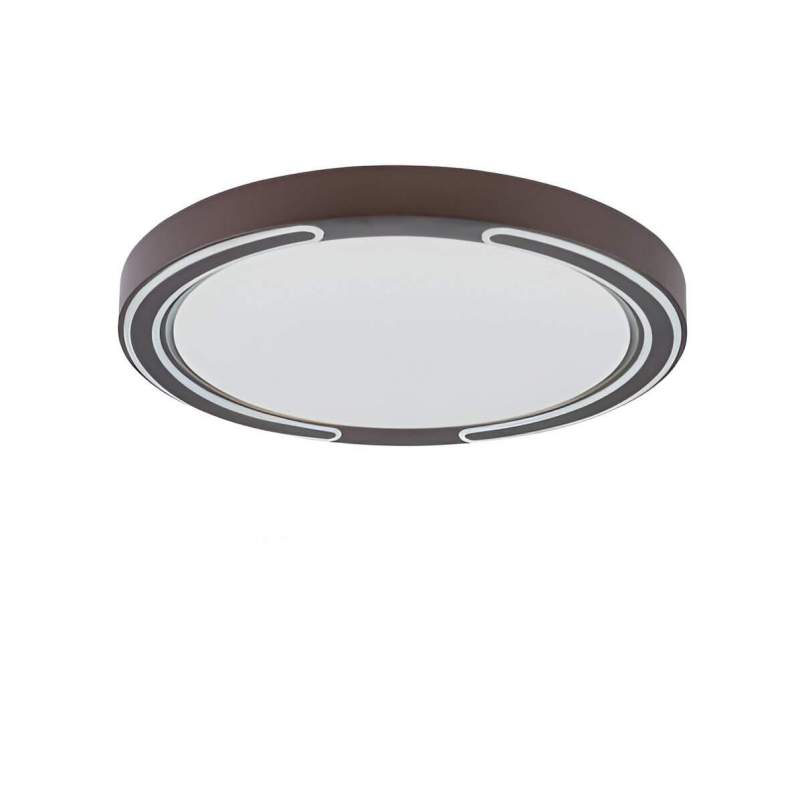 Plafón LED Asher de 48W con 3 temperaturas y mando Marron - 1