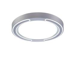 Plafón LED Asher de 48W con 3 temperaturas y mando Plata - 4