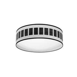 Plafón LED Ivanna de 48W con 3 temperaturas Blanco/Madera Negra - 1