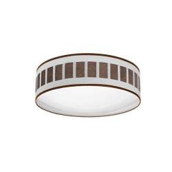 Plafón LED Ivanna de 48W con 3 temperaturas Blanco/Óxido - 1