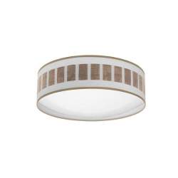 Plafón LED Ivanna de 48W con 3 temperaturas Blanco/Madera Clara - 1