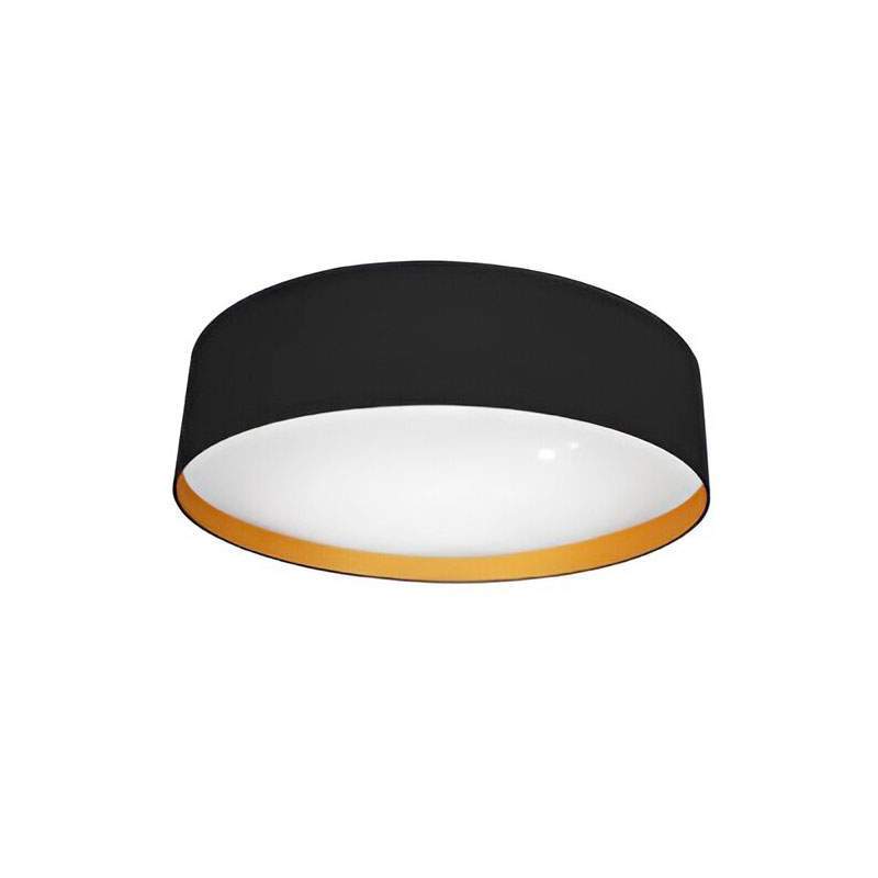 Plafón LED Anuska de 48W con 3 temperaturas Negro/Oro - 1