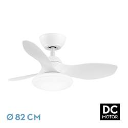 Ventilador de techo led DC Paramo 36w Blanco con 3 Aspas