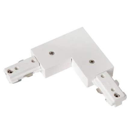 Conector LED tipo L carril monofásico