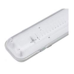 Luminária estanque para 2 tubos led 60cm