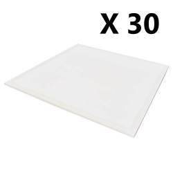 Pack 30 unid Painel LED RETROILUMINADO 60x60 40w 4200lm