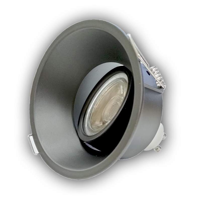 Ojo de Buey LED 5W 3000K Circular Aluminio blanco mate