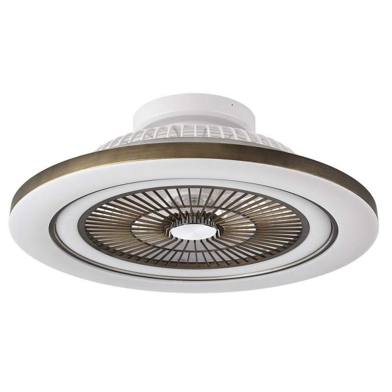 Ventilador de techo led 72w Dc Mato Cuero con 5 Aspas Transparentes - 2