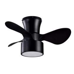 Ventilador de techo led Dc 24w Natasha Cañizo/negro con 3 Aspas - 3