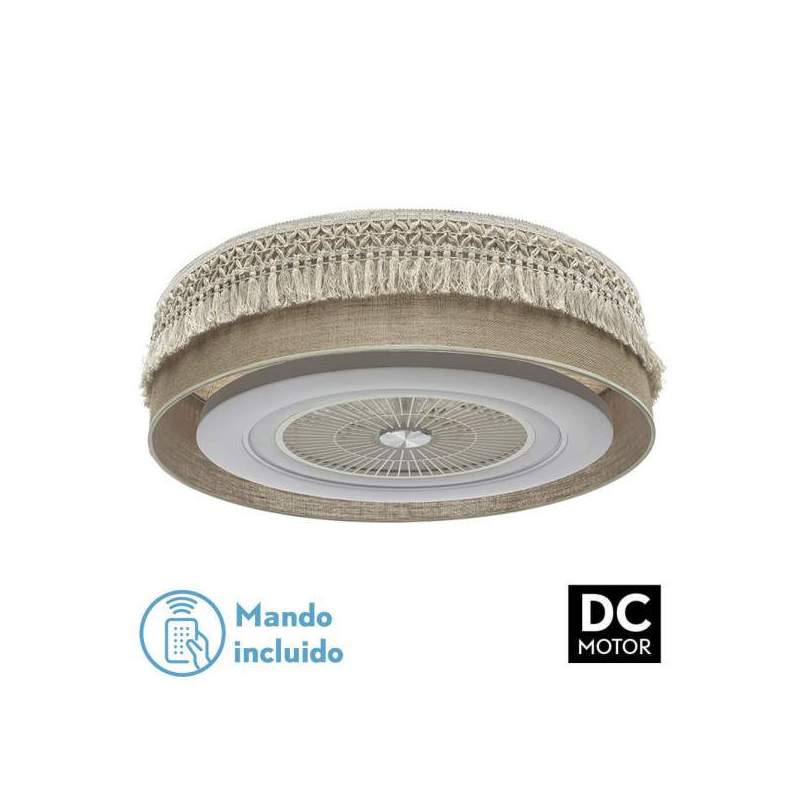 Ventilador de techo led Dc Ekaterina 72w Saco de 70 cm diametro con 5 Aspas - 1