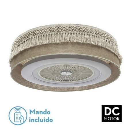 Ventilador de techo led Dc Ekaterina 72w Saco de 70 cm diametro con 5 Aspas - 1