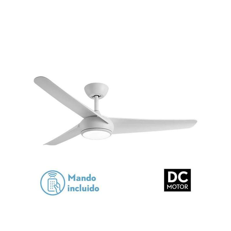 Ventilador de techo led Dc Patras 24w Blanco con 3 Aspas - 1