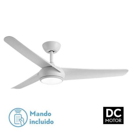 Ventilador de techo led Dc Patras 24w Blanco con 3 Aspas - 1