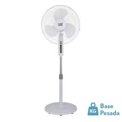 Ventilador De Pie Etesio Blanco 40w con 3 Aspas blancas - 1