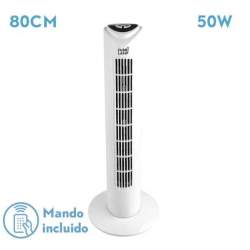 Ventilador De Torre Tuka Blanco 50w - 1