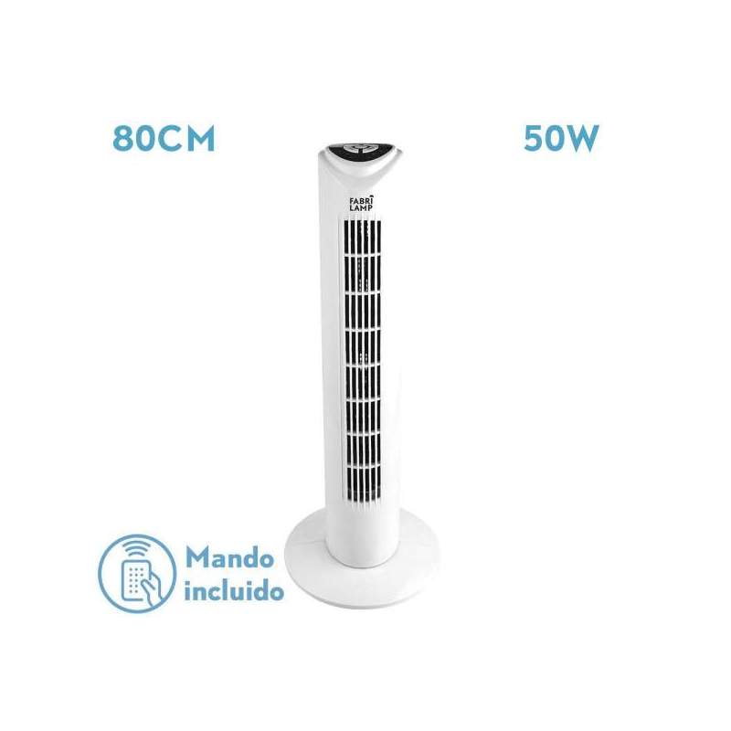 Ventilador De Torre Tuka Blanco 50w - 1